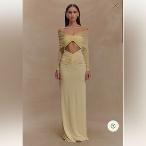 MESHKI RAFAELLA MAXI DRESS GOWN - WORN ONCE